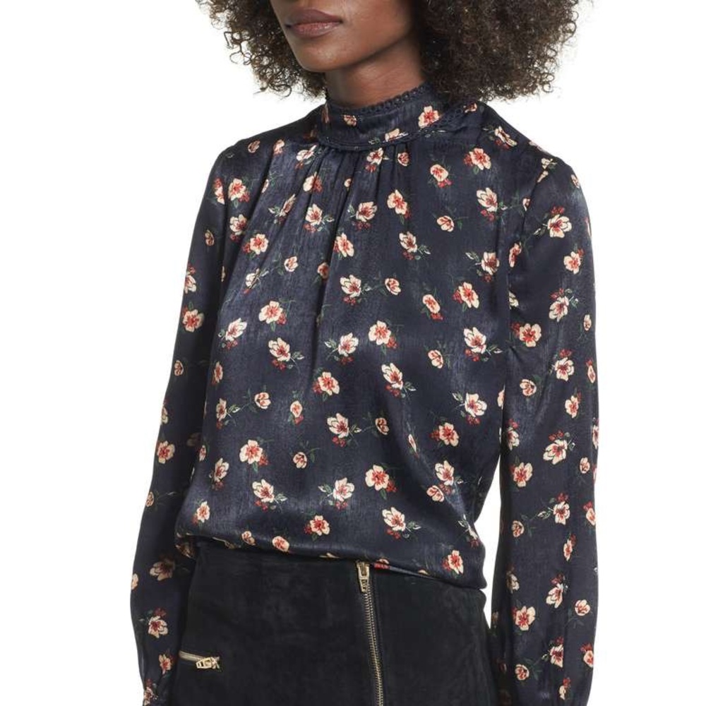 High Neck Satin Blouse
J.O.A.